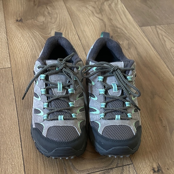 Merrell Moab 2 Waterproof Shoes Women’s Size 7.5 Suede Vibram Hiking New no box - Picture 3 of 14
